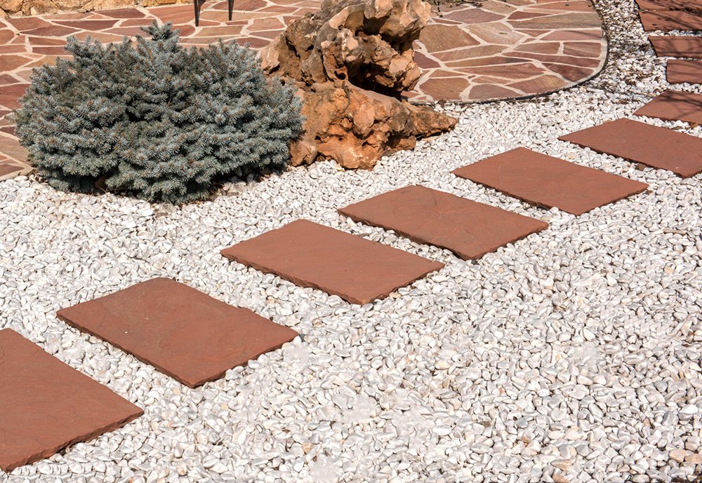 Steps Garden Red 40×60 cm (buc) - Everstone piatra naturala everstone.ro